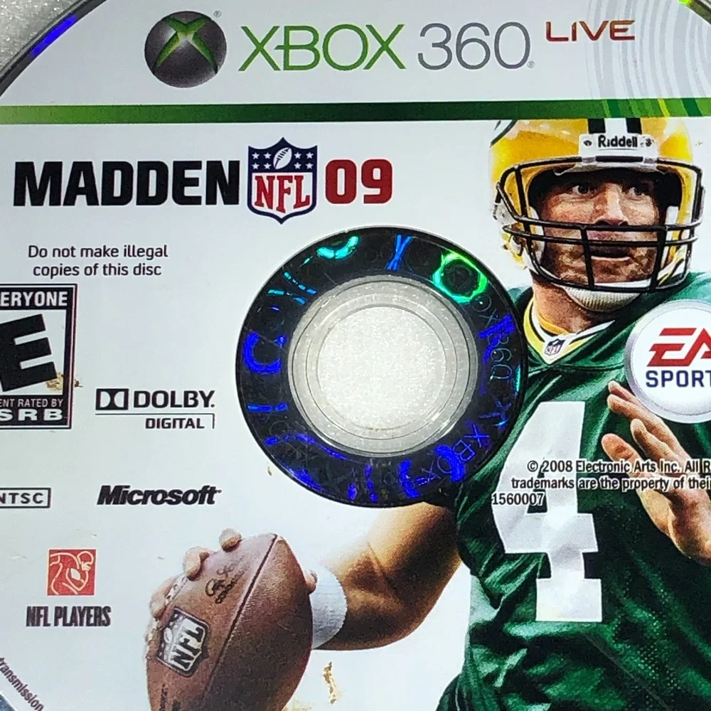 XBOX 360 MADDEN 09 DISC ONLY
